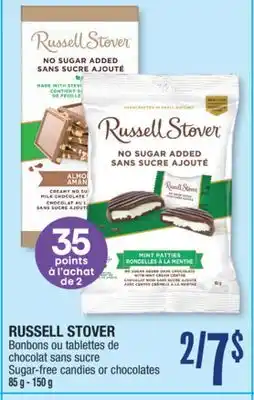 Jean Coutu RUSSELL STOVER Sugar-free candies or chocolates offer