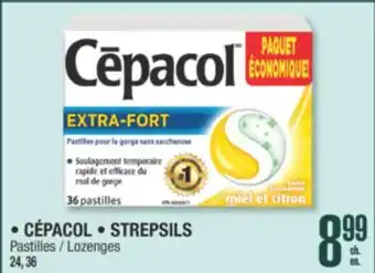 Jean Coutu CÉPACOL, STREPSILS Lozenges offer