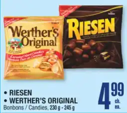 Jean Coutu RIESEN,WERTHER'S ORIGINAL Candies offer