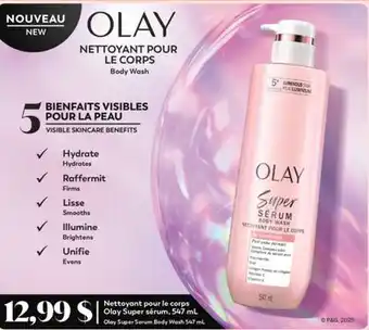 Jean Coutu OLAY NETTOYANT POUR LE CORPS SUPER SÉRUM offer