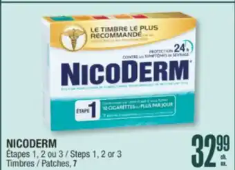 Jean Coutu NICODERM Steps 1, 2 or 3 offer