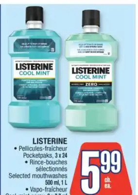 Jean Coutu LISTERINE offer