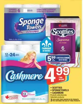 Jean Coutu SCOTTIES, SPONGETOWELS, CASHMERE Selected products offer