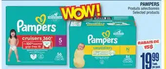 Jean Coutu PAMPERS Selected products offer