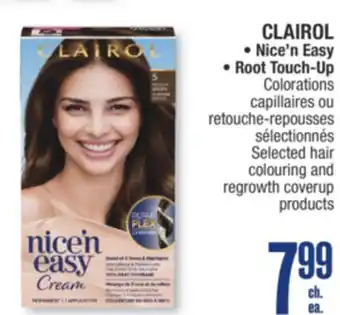 Jean Coutu CLAIROL Selected hair colouring and regrowth coverup products offer