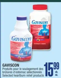 Jean Coutu GAVISCON Selected heartburn relief products offer