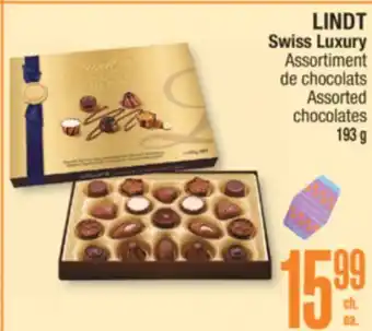 Jean Coutu LINDT Swiss Luxury Assorted chocolates offer