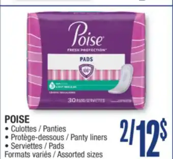 Jean Coutu POISE Selected Products offer