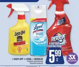 Jean Coutu EASY-OFF, LYSOL, RESOLVE Selected products offer