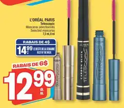 Jean Coutu L'ORÉAL PARIS Selected mascaras offer