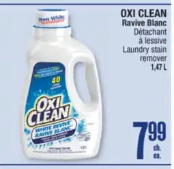 Jean Coutu OXI CLEAN Ravive Blanc Laundry stain remover offer