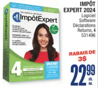 Jean Coutu IMPÔT EXPERT 2024 Logiciel Software offer