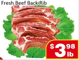 Jian Hing Supermarket Fresh Beef Back Rib offer