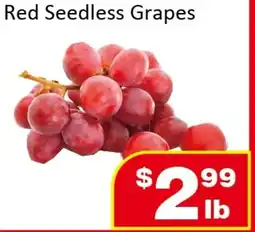 Jian Hing Supermarket Red Seedless Grapes offer