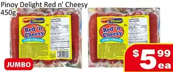 Jian Hing Supermarket Pinoy Delight Red n' Cheesy offer