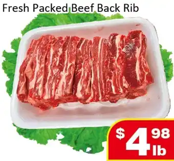 Jian Hing Supermarket Fresh Packed Beef Back Rib offer