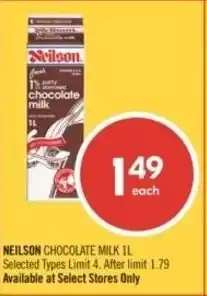 Shoppers Drug Mart Neilson chocolate milk offer