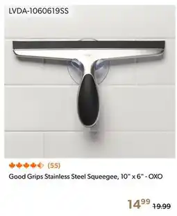 Shopper+ Good Grips Stainless Steel Squeegee, 10 x 6 - OXO offer