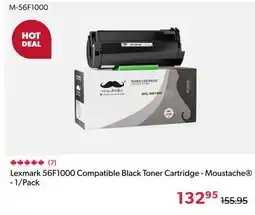 Shopper+ Lexmark 56F1000 Compatible Black Toner Cartridge - Moustache offer