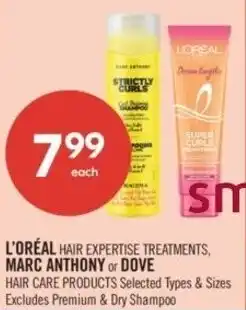 Shoppers Drug Mart L'oréal or Dove offer