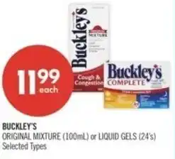 Shoppers Drug Mart Buckley's offer