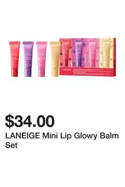 Sephora LANEIGE Mini Lip Glowy Balm Set offer