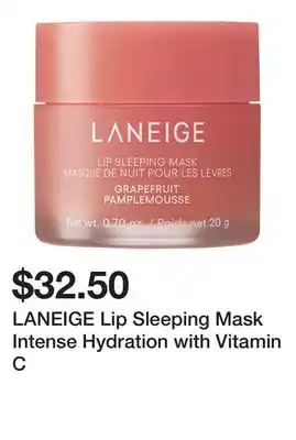 Sephora LANEIGE Lip Sleeping Mask Intense Hydration with Vitamin C offer