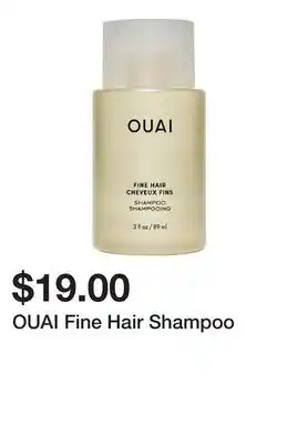 Sephora OUAI Fine Hair Shampoo offer