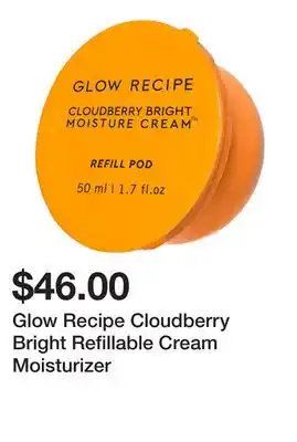 Sephora Glow Recipe Cloudberry Bright Refillable Cream Moisturizer offer