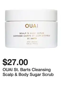 Sephora OUAI St. Barts Cleansing Scalp & Body Sugar Scrub offer