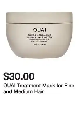 Sephora OUAI Treatment Mask for Fine and Medium Hair offer