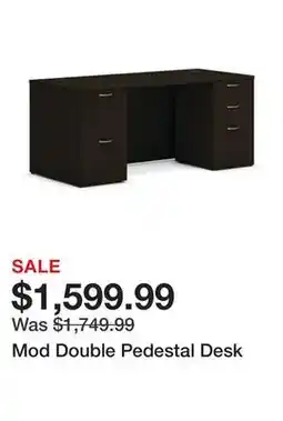 Wayfair Mod Double Pedestal Desk offer