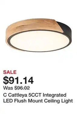 Bed Bath & Beyond C Cattleya 5CCT Integrated LED Flush Mount Ceiling Light offer