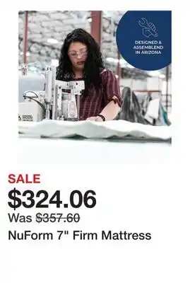 Bed Bath & Beyond NuForm 7 Firm Mattress offer