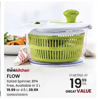 Stokes FLOW Salad Spinner offer