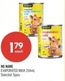 Shoppers Drug Mart No name evaporated milk offer