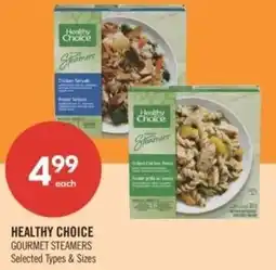 Shoppers Drug Mart Healthy choice gourmet steamers offer