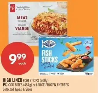 Shoppers Drug Mart High liner fish sticks offer