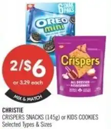 Shoppers Drug Mart Christie crispers snacks offer