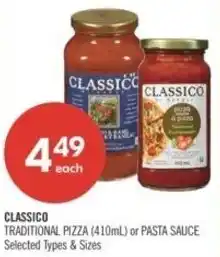 Shoppers Drug Mart Classico traditional pizza offer