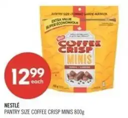 Shoppers Drug Mart Nestlé pantry size coffee crisp minis offer