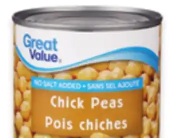 Walmart Great Value Chick Peas offer