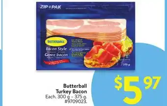 Walmart Butterball Turkey Bacon offer