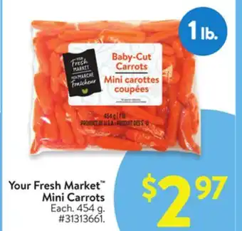 Walmart Your Fresh Market Mini Carrots offer