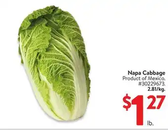 Walmart Napa Cabbage offer