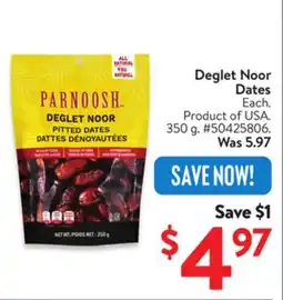 Walmart Deglet Noor Dates offer