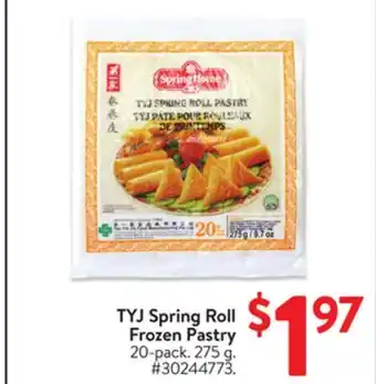 Walmart TYJ Spring Roll Frozen Pastry offer