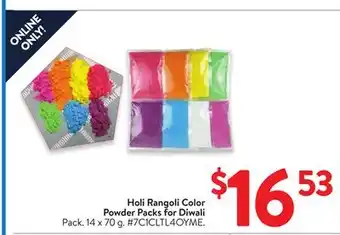 Walmart Powder Packs for Diwali offer