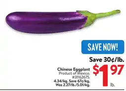 Walmart Chinese Eggplant offer