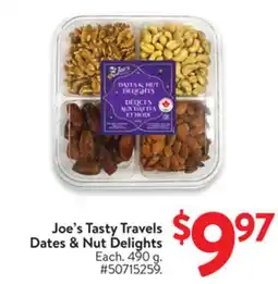 Walmart Joe's Tasty Travels Dates & Nut Delights offer